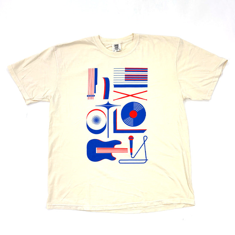 'LUV(SIC) Hexalogy Tour' Natural T-shirt