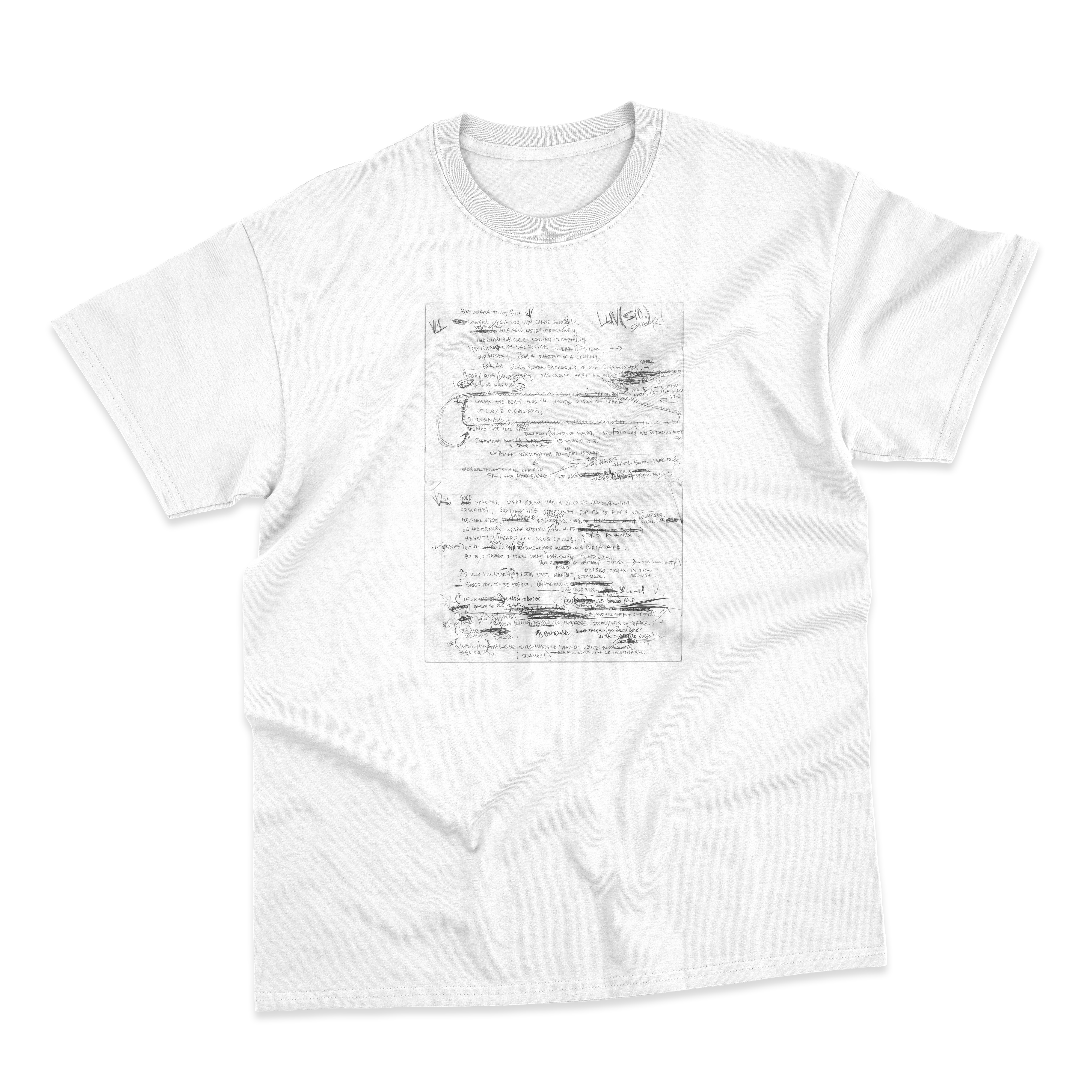 'Luvsic 1' Lyrics Black Tee XXL と 帽子のセット Luvsic 1' Lyrics Black Tee XXL 日本未発売 NEW ARRIVAL