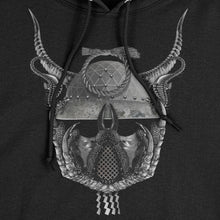 Load image into Gallery viewer, &#39;Samurai Mask&#39; Black Hoodie